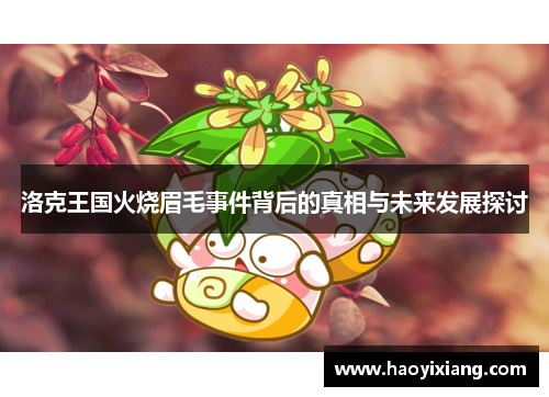 洛克王国火烧眉毛事件背后的真相与未来发展探讨