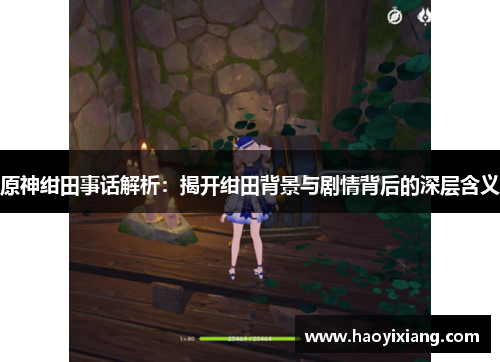 原神绀田事话解析：揭开绀田背景与剧情背后的深层含义